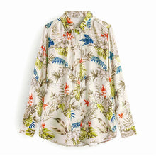 Load image into Gallery viewer, Aachoae Leopard Stylish Shirt Women Turn Down Collar Office Fashion Female Blouse Long Sleeve Plus Size Lady Tops Blusa Feminina