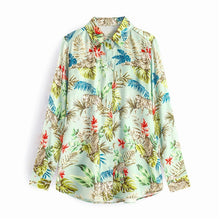 Load image into Gallery viewer, Aachoae Leopard Stylish Shirt Women Turn Down Collar Office Fashion Female Blouse Long Sleeve Plus Size Lady Tops Blusa Feminina