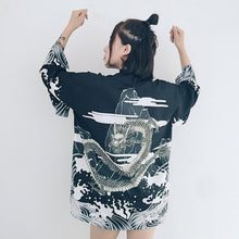 Load image into Gallery viewer, Womens tops and blouses 2020 harajuku kawaii shirt Japanese streetwear outfit kimono cardigan female yukata blouse women AZ004