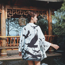 Load image into Gallery viewer, Womens tops and blouses 2020 harajuku kawaii shirt Japanese streetwear outfit kimono cardigan female yukata blouse women AZ004