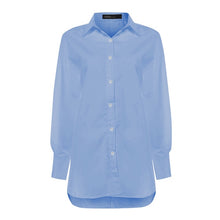 Load image into Gallery viewer, Celmia Women Blouses 2021 Autumn White Shirts Fashion Lapel Casual Solid Long Sleeve Buttons Asymmetrical Tops Oversized Blusas